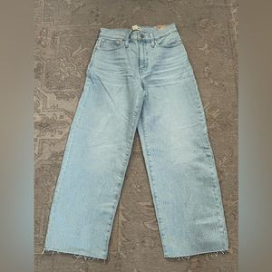 Madewell The Perfect Vintage Wide-Leg Crop Jeans